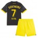 Günstige Borussia Dortmund Giovanni Reyna #7 Babykleidung Auswärts Fussballtrikot Kinder 2023-24 Kurzarm (+ kurze hosen)